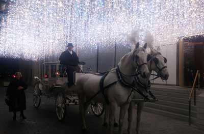 Christmas in London with horse