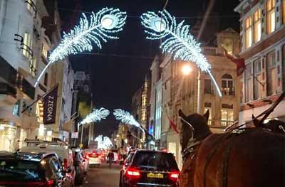 Christmas in London with horse